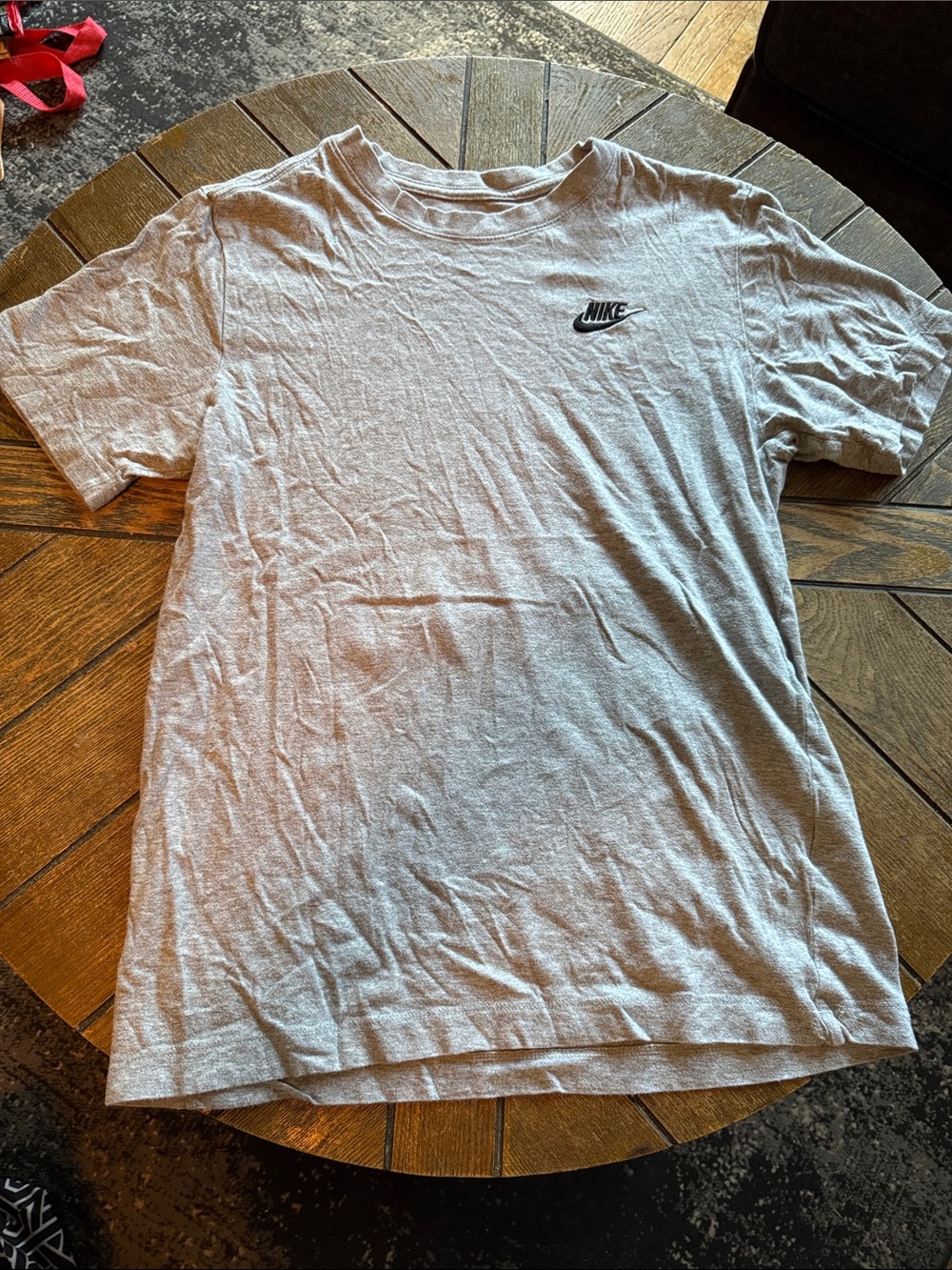 Nike Light Gray Short Sleeve Logo Tee